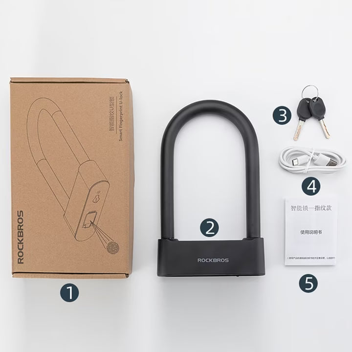 Candado U-Lock Smart Huella