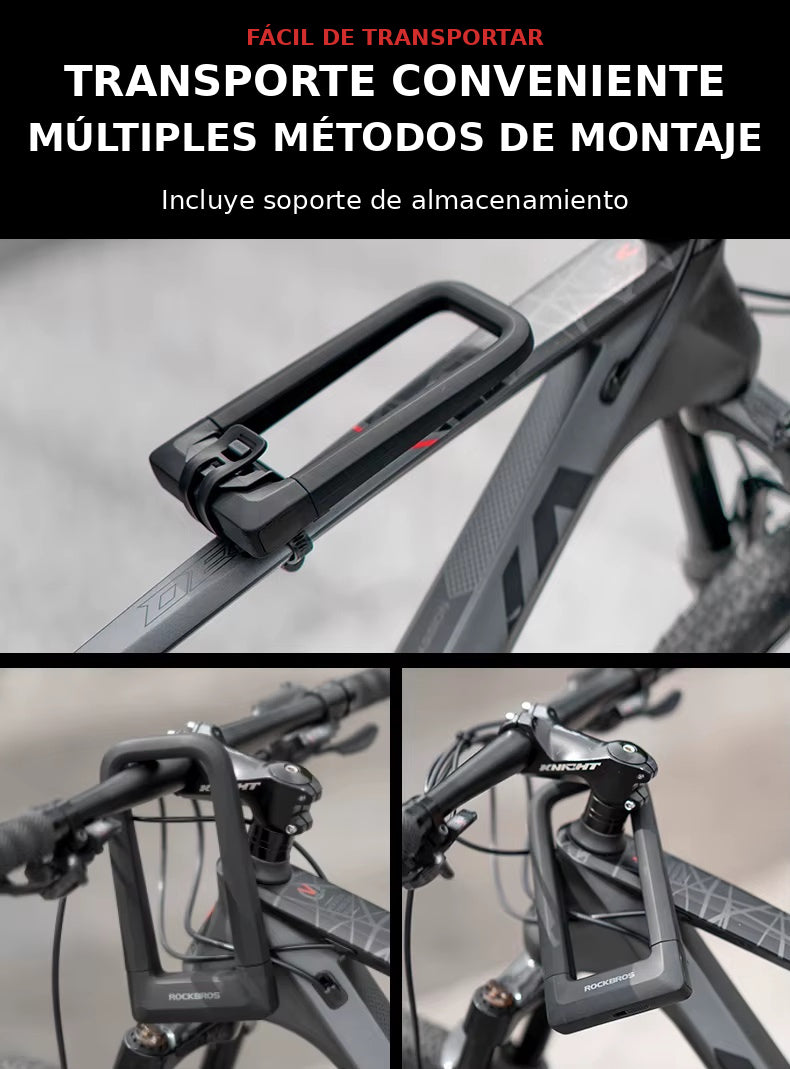 Candado U-Lock c/Llave Anticizalla