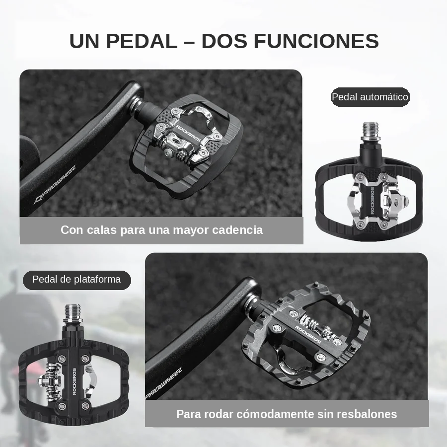 Pedal MTB Metálico Mixto