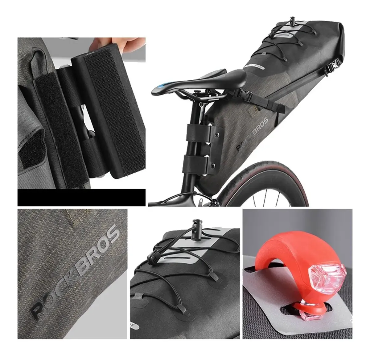 Bolso de Sillín Alforja Bike Packing 14Lts
