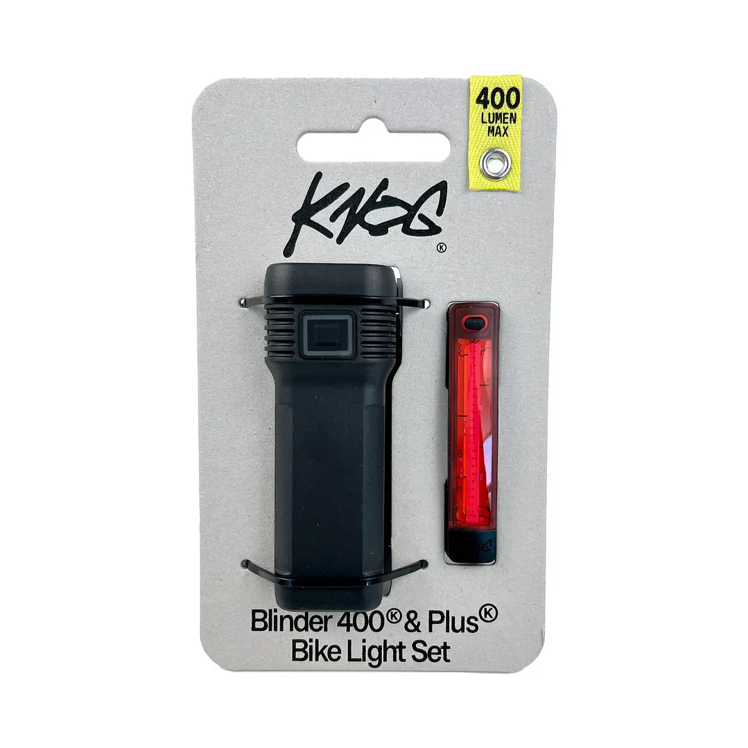 Pack de Luces Blinder Pro 400 lm + Plus Trasera 20 lm