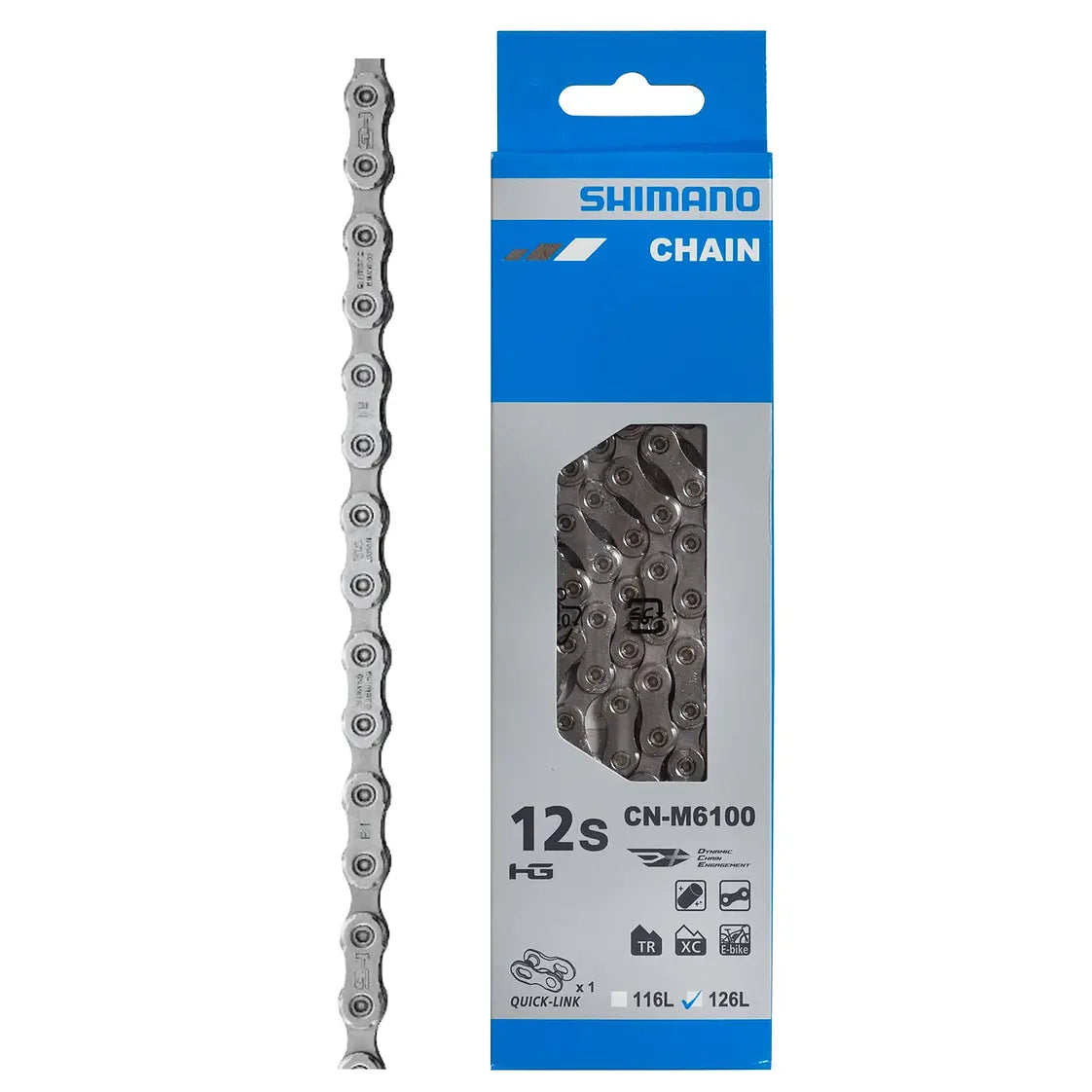 Cadena Shimano Deore CN-M6100 12v - 126 Links (Caja)