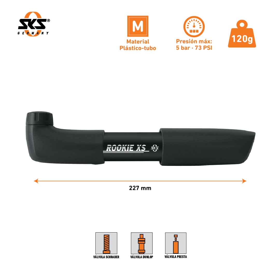 Mini Bombín Rookie Xs