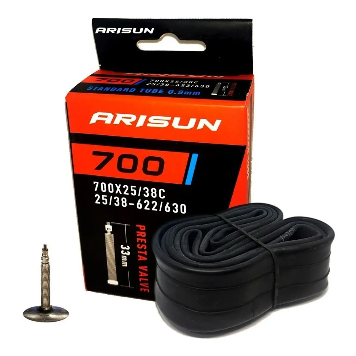 Cámara Bicicleta Ruta 700 X 25 a 38C V. Francesa