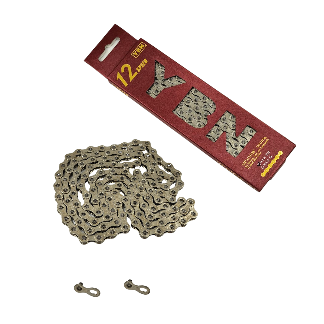 CADENA YBN 12V S12-S2 SILVER 126L