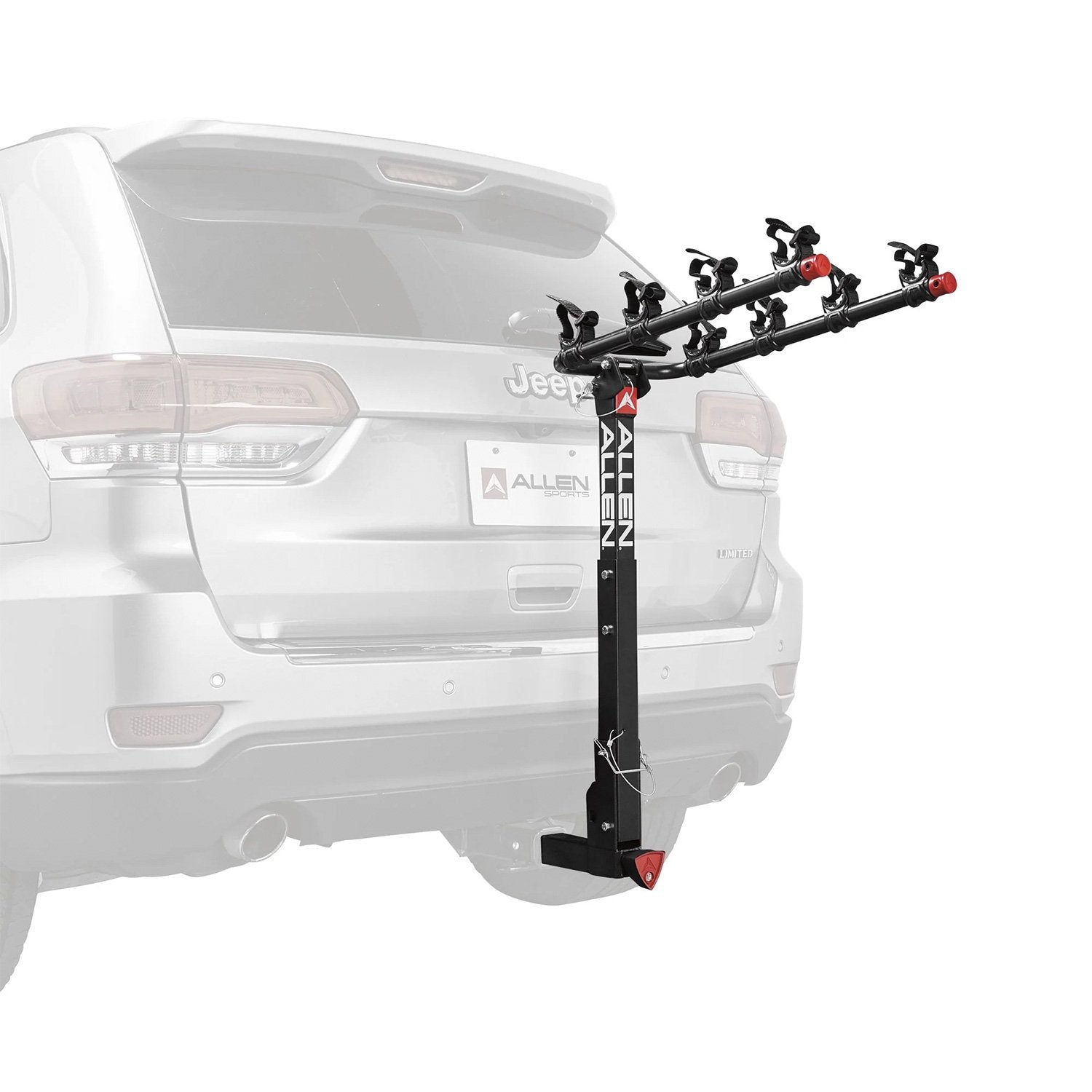 Porta bicicletas Allen Rack Deluxe Looking Hitch Rack 542QR 4 bicicletas