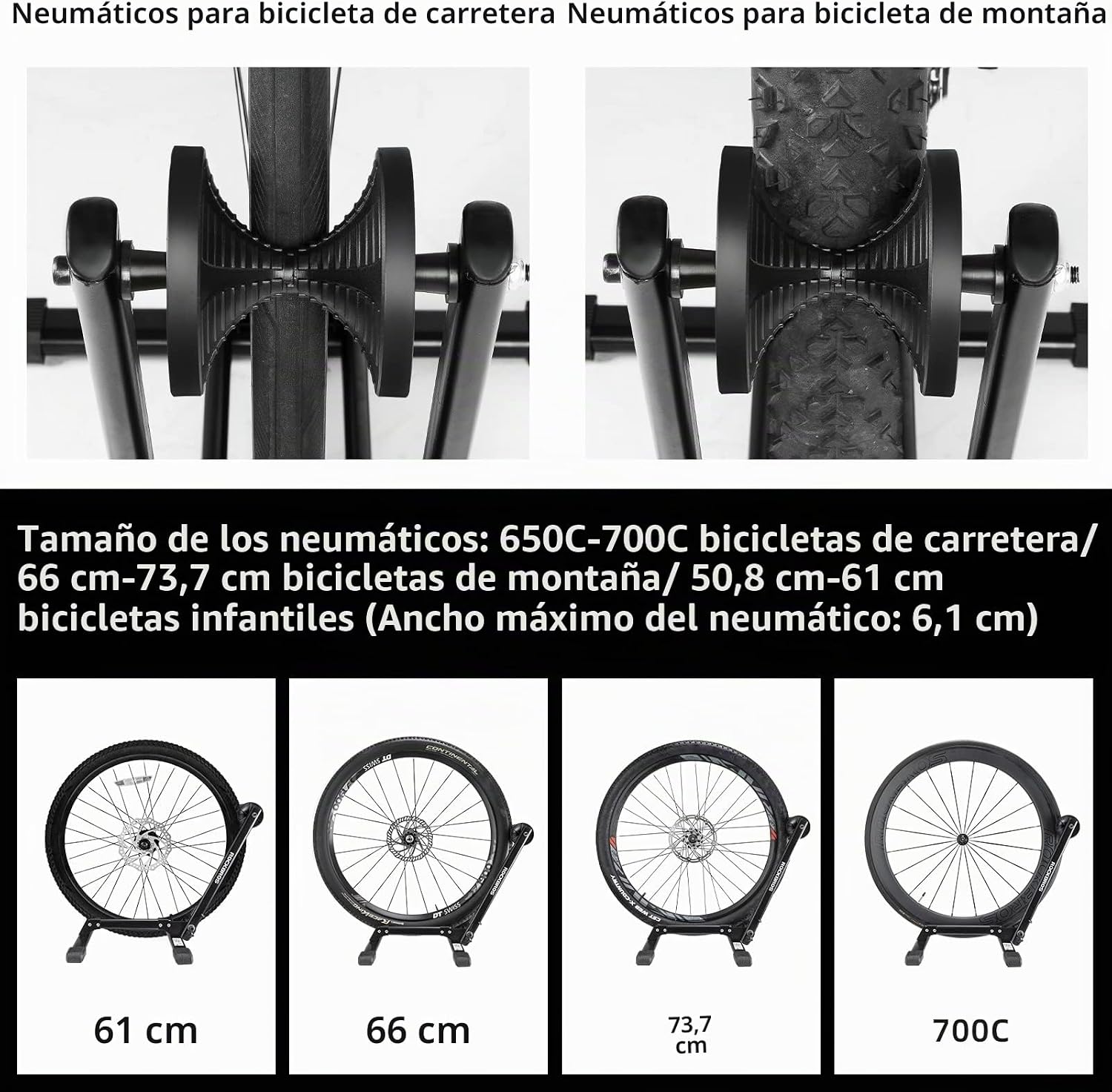 Soporte Estacionamiento para Bicicletas 20 a 29´´ Plegable