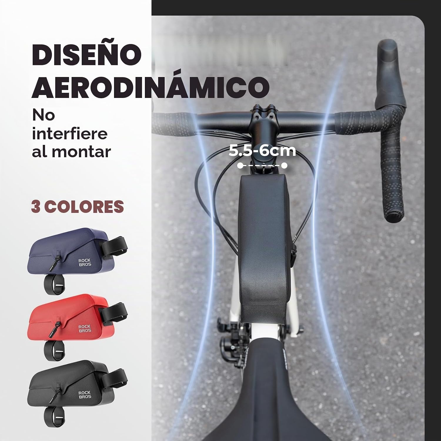 Bolso de Marco de Bicicleta Impermeable