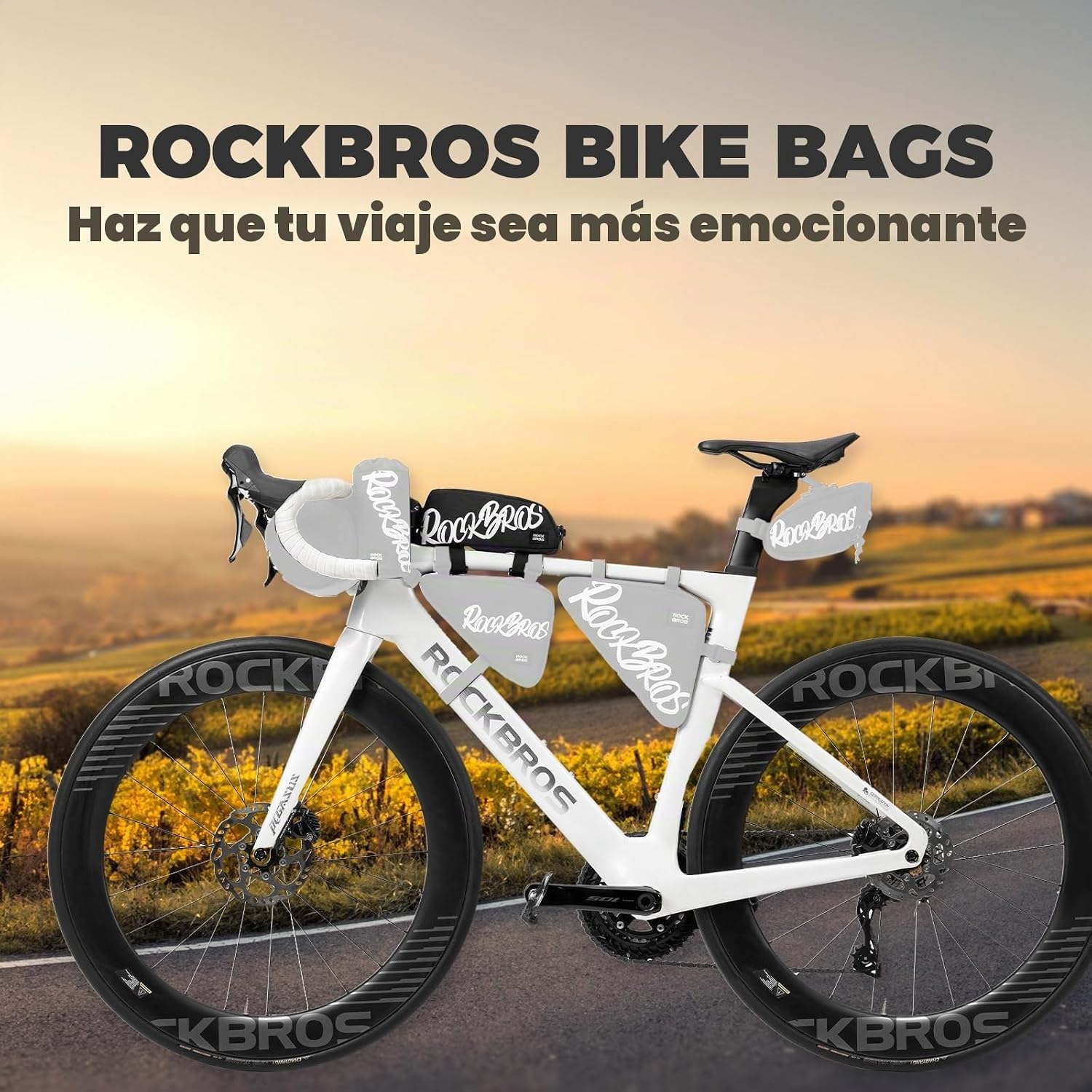 Bolso de Marco de Bicicleta 0.8Lts