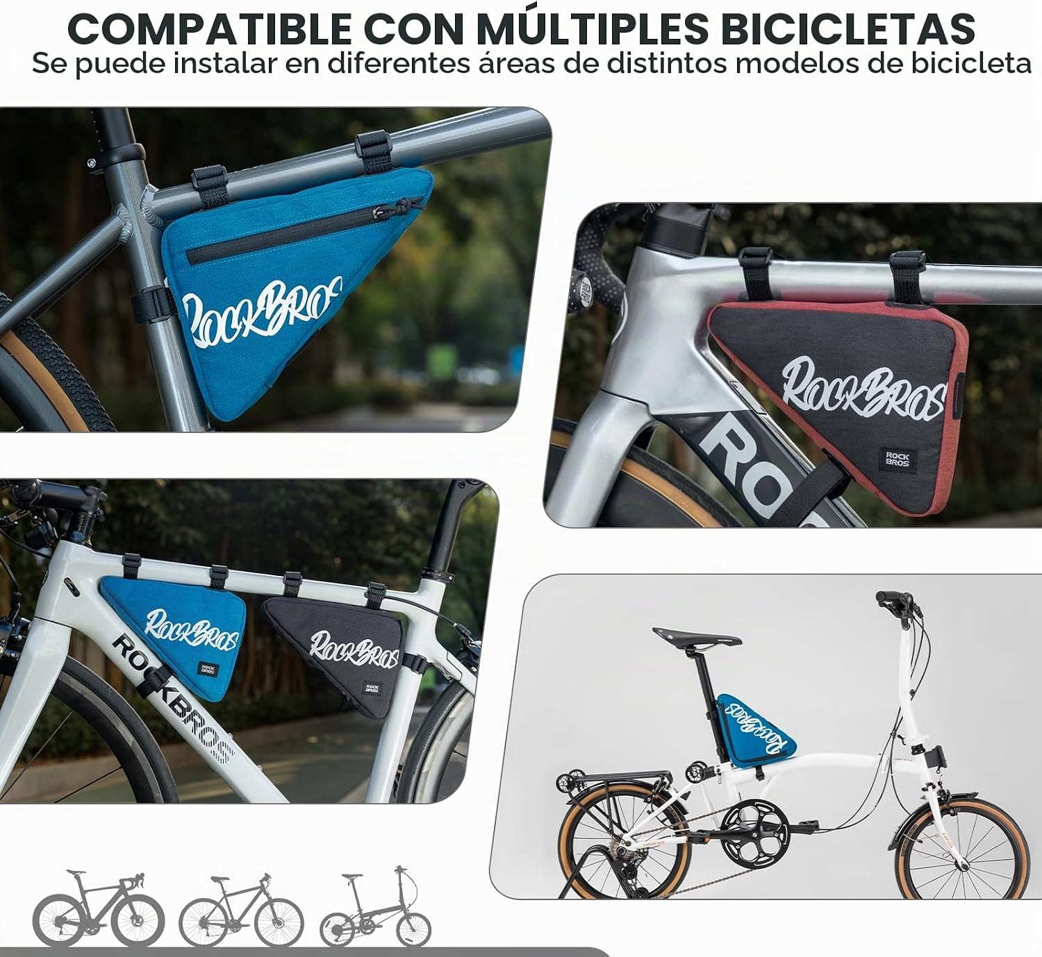 Bolso Bicicleta Triangular Marco/cuadro 1.4Lts