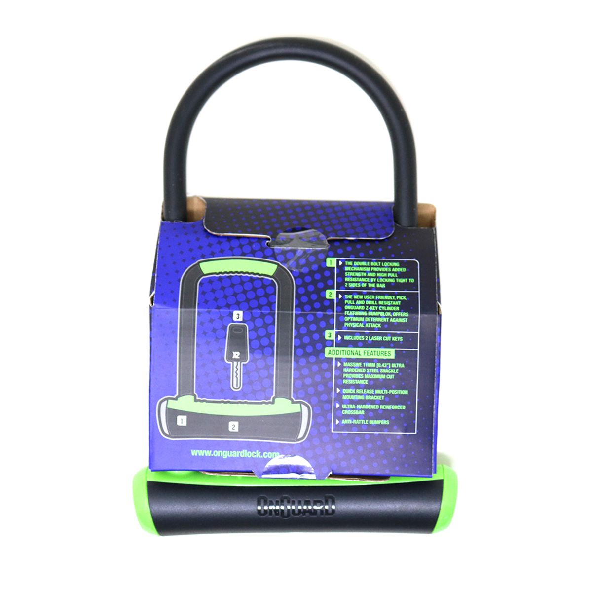 Candado U-Lock NS STD 115x230mm Verde