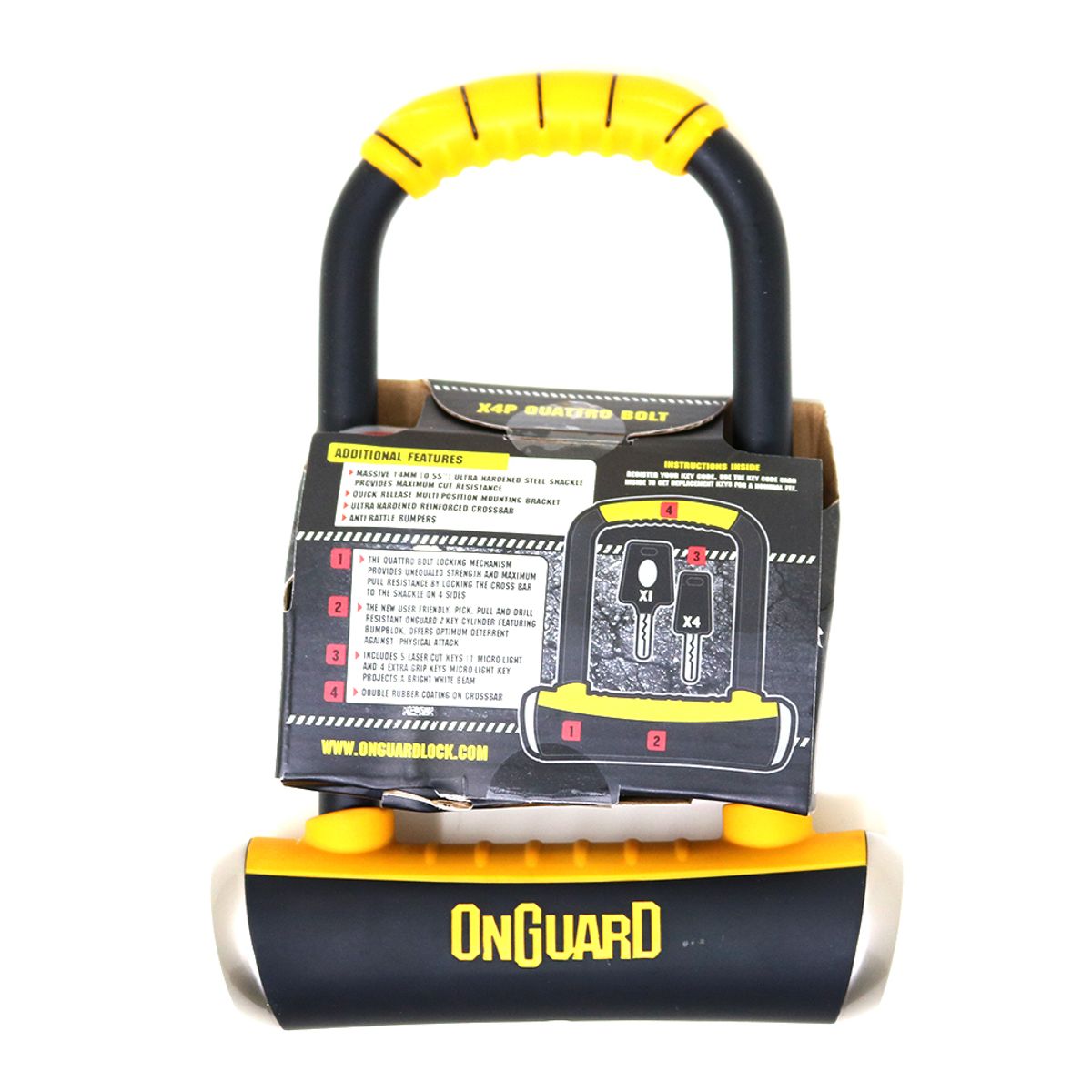 Candado U-Lock Pitbull Medium 90mm x 175mm