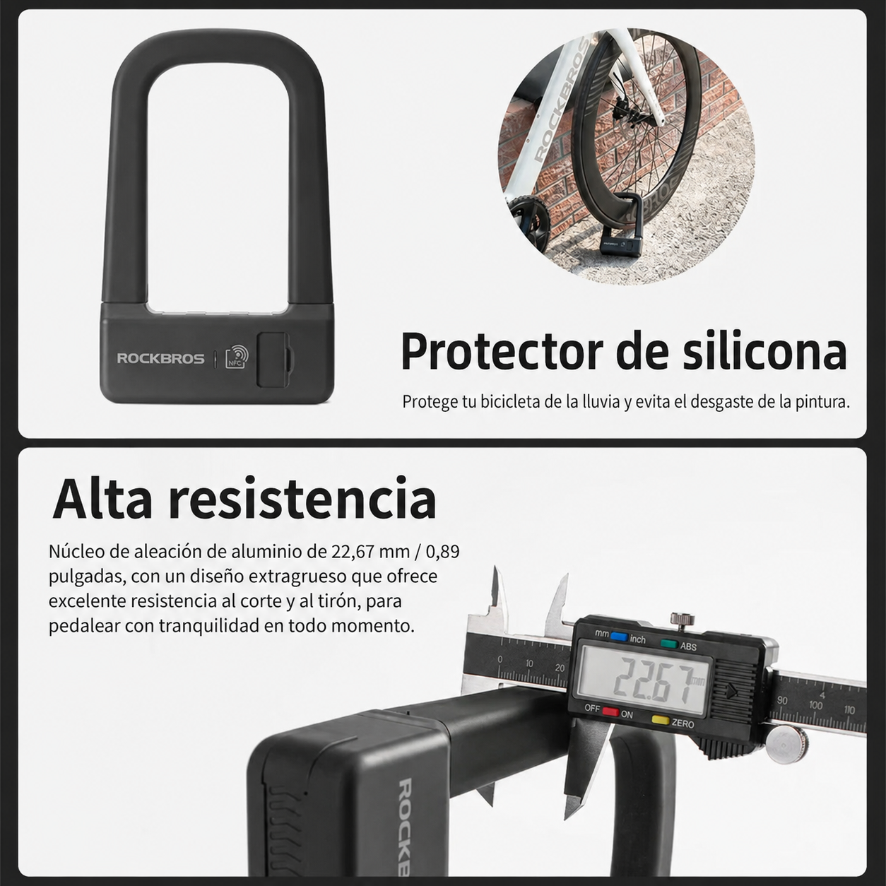 Candado U-Lock Smart NFC