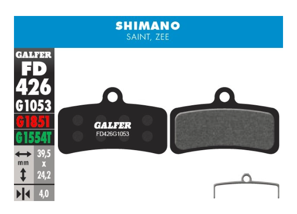 Pastillas De Freno Shimano M7120/8020/8120/9120