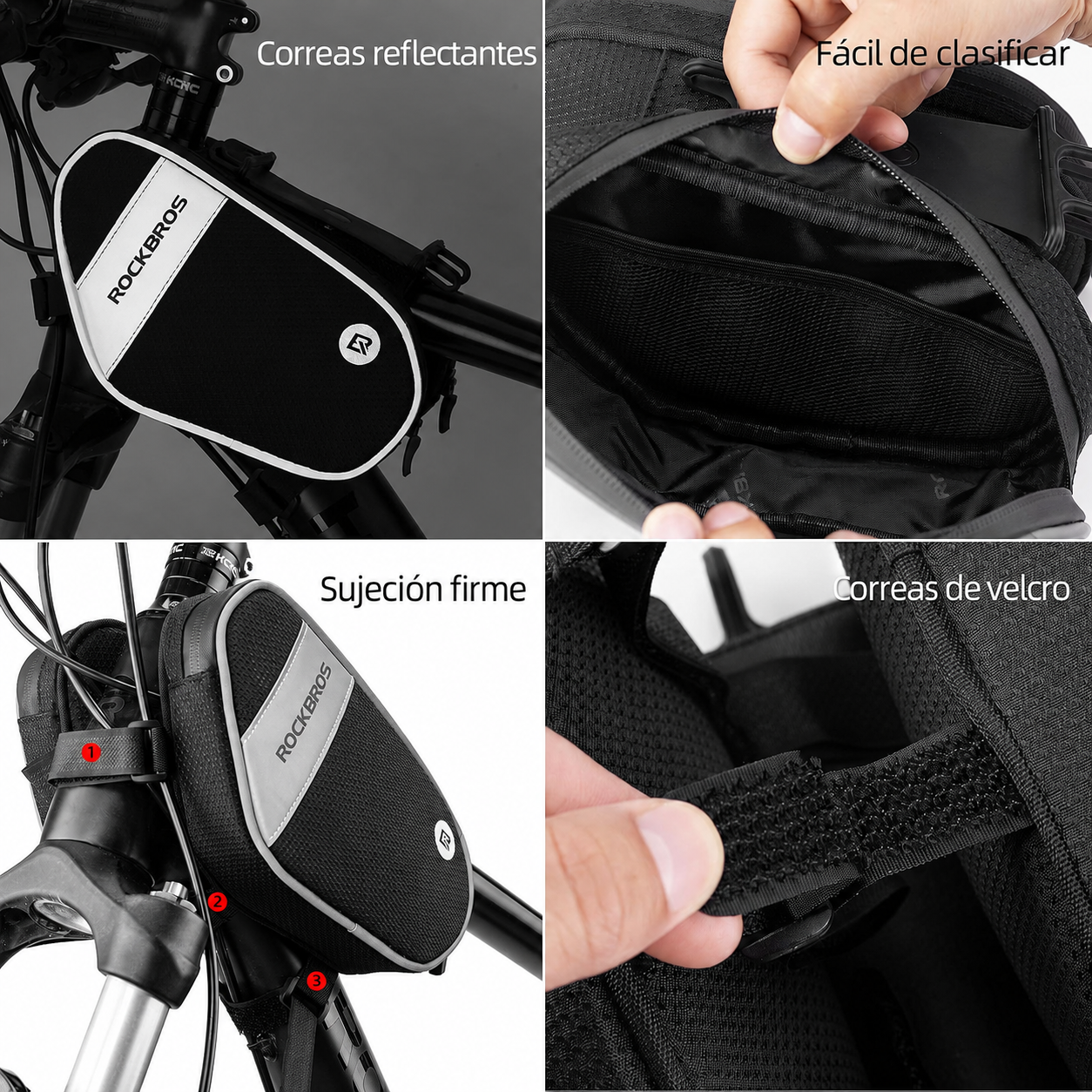 Bolso de Marco de Bicicleta Celular 1.5 Lts