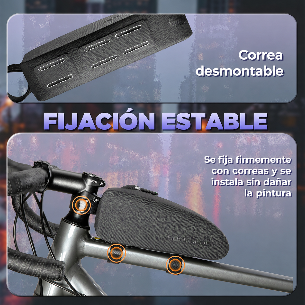Bolso de Marco de Bicicleta 1.6 Lts