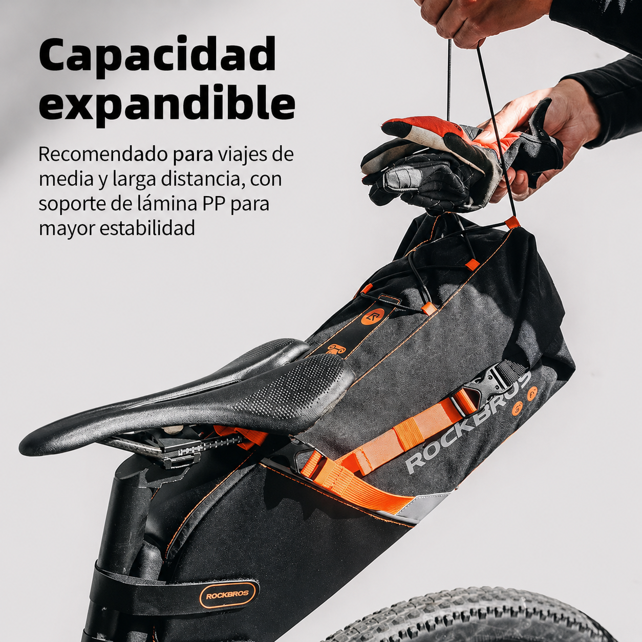 Bolso de Sillín Alforja Bike Packing 10Lts