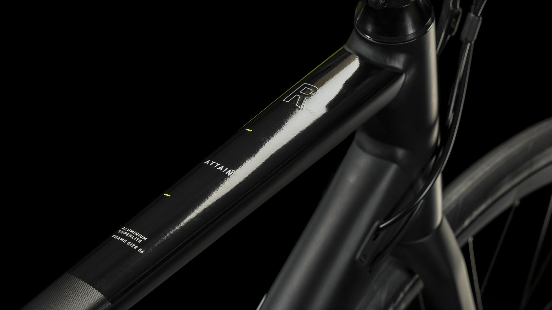 Bicicleta Ruta Attain Race Negro Aro 700c