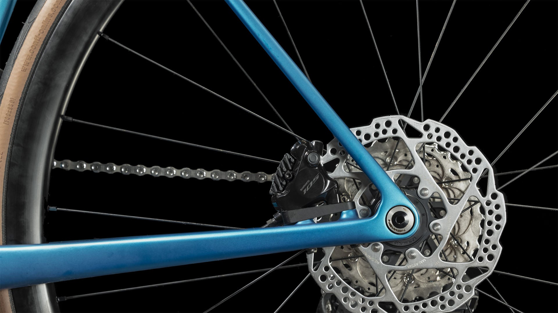 Bicicleta Ruta Attain GTC SLX Azul Aro 700c