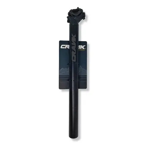 Tubo De Asiento Crank 31.6x400mm Negro / Gris