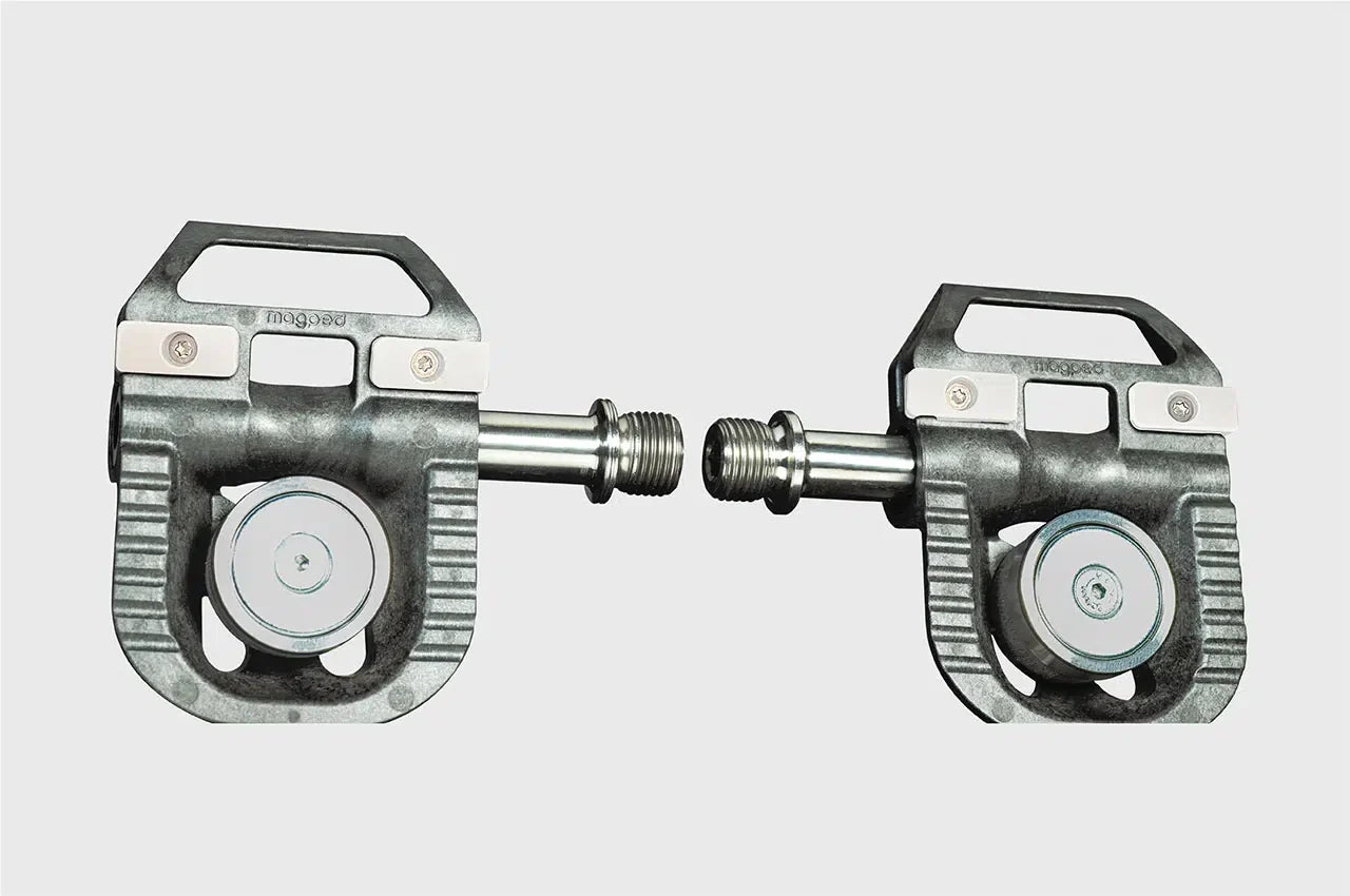 Pedales magnéticos Gravel Acero
