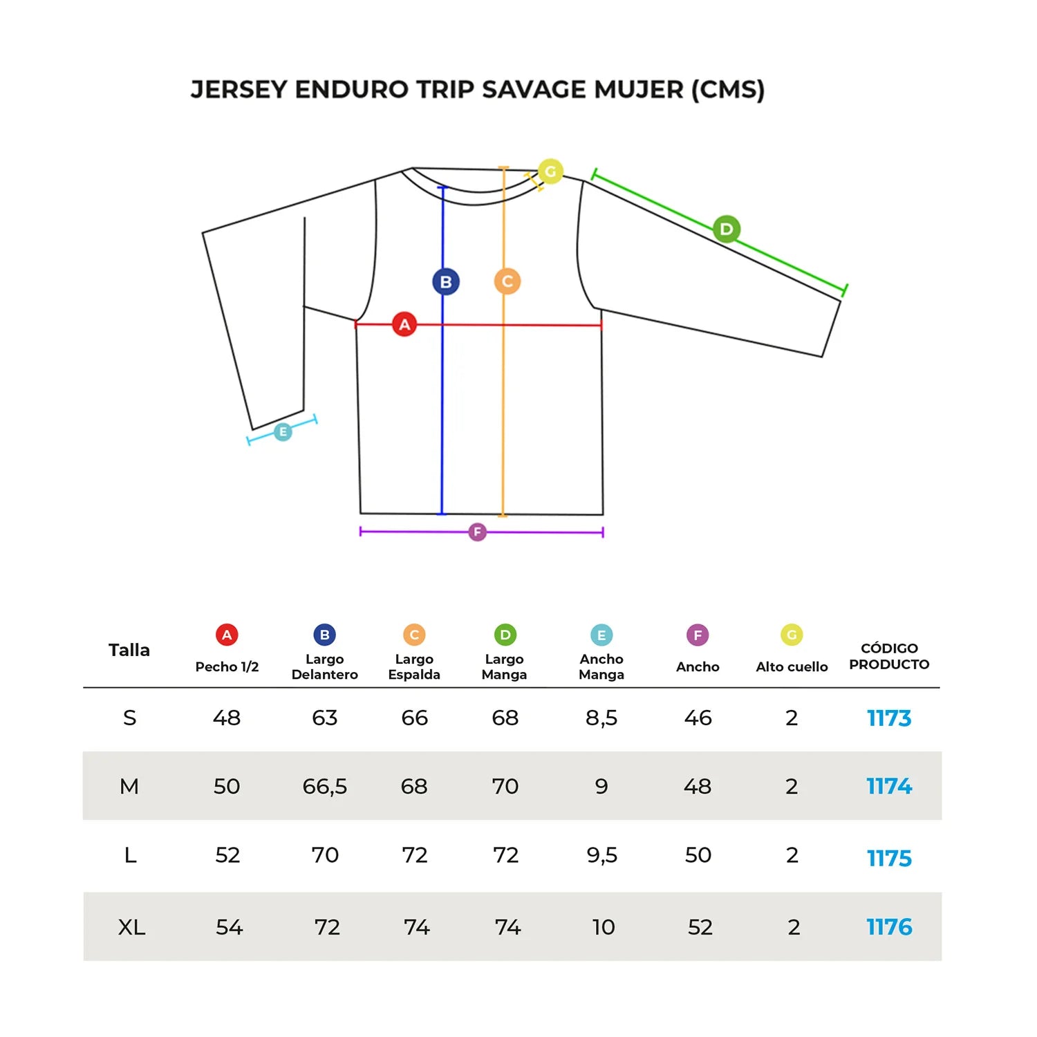 Jersey Enduro Savage Mujer