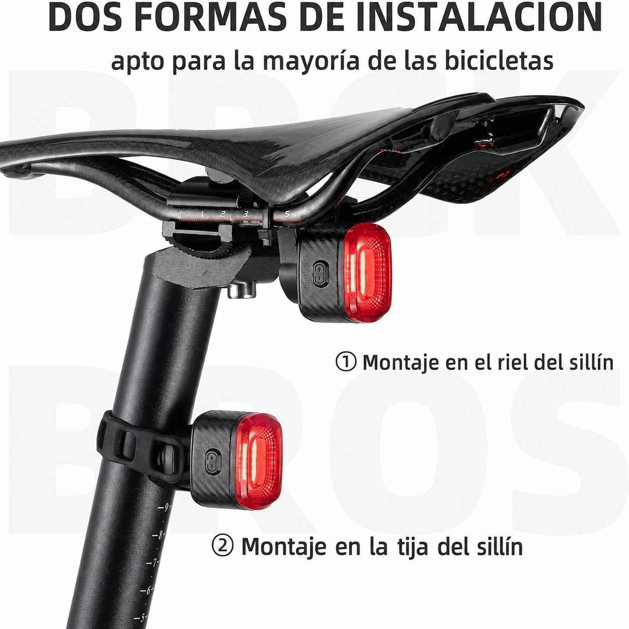 Luz Trasera 4 Modos