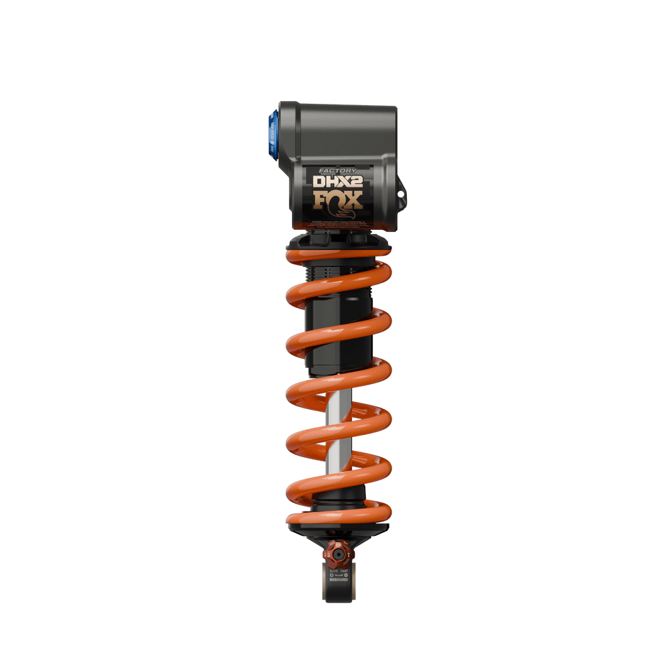 Shock Fox DHX2 2026 F-S 2pos-Adj Neutral Logo Trunnion 185x55