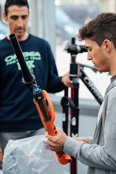 Horquilla Fox 2026 34 K, FLOAT SL 29in, F-S 130 Grip SL Shiny Orange 3Pos-Adj