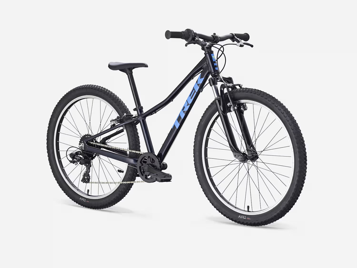Bicicleta Infantil Precaliber 24 8 velocidades suspension Azul