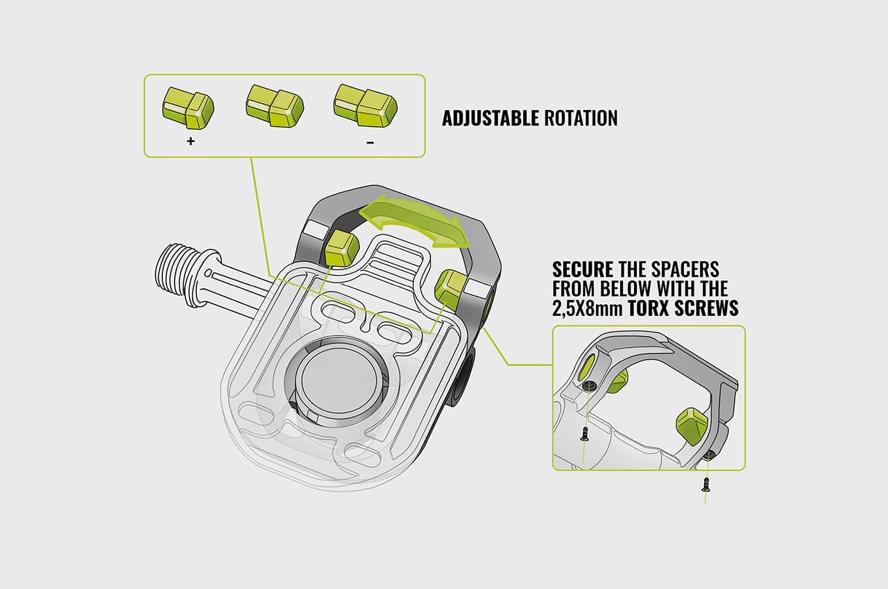 Pedales Magneticos Road 2 Acero