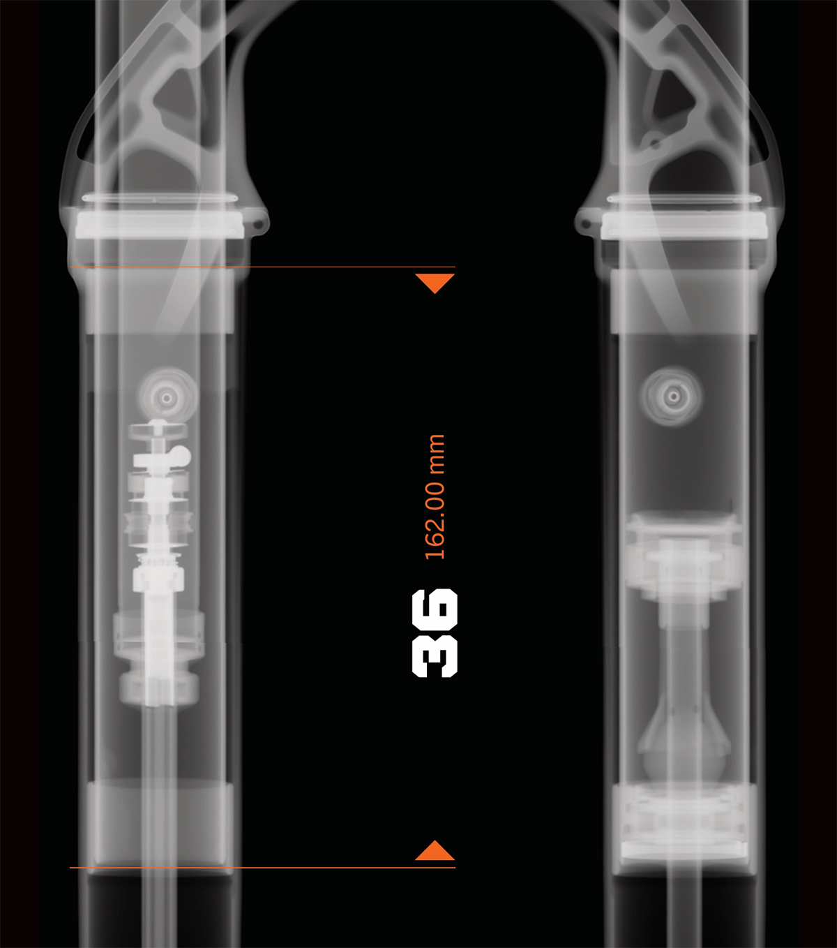 Horquilla Fox 2026 36 K, FLOAT, 29in, F-S 160 Grip X2 Shiny Orange