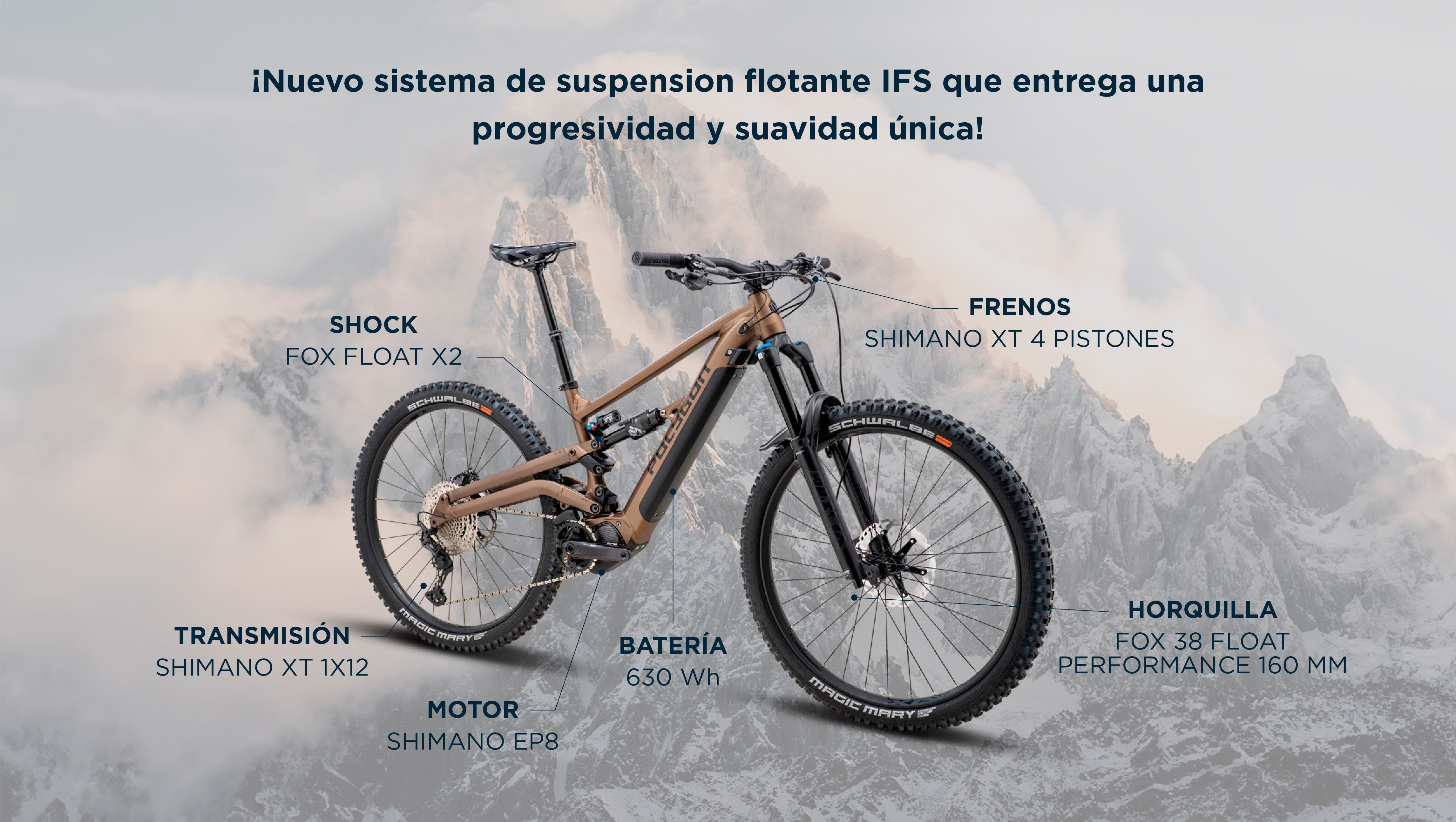 Bicicleta Eléctrica Collosus N8E Aro 29