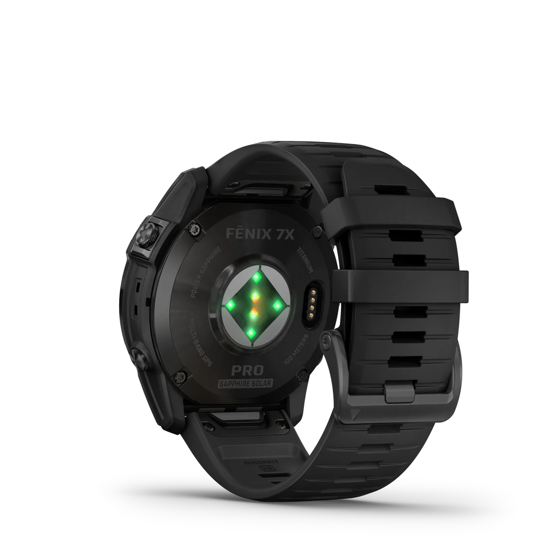 Smart Watch fēnix® 7X Pro – Sapphire Solar Edition Titanio DLC Gris Carbon Correa Negrafenix®