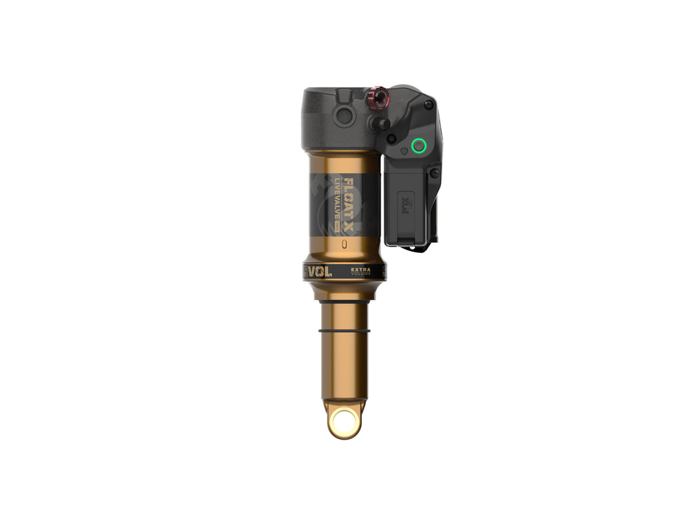 Shock Fox Float X Live Valve Neo 2025, F-S, 205x62.5 Trunnion, Neutral Logo.