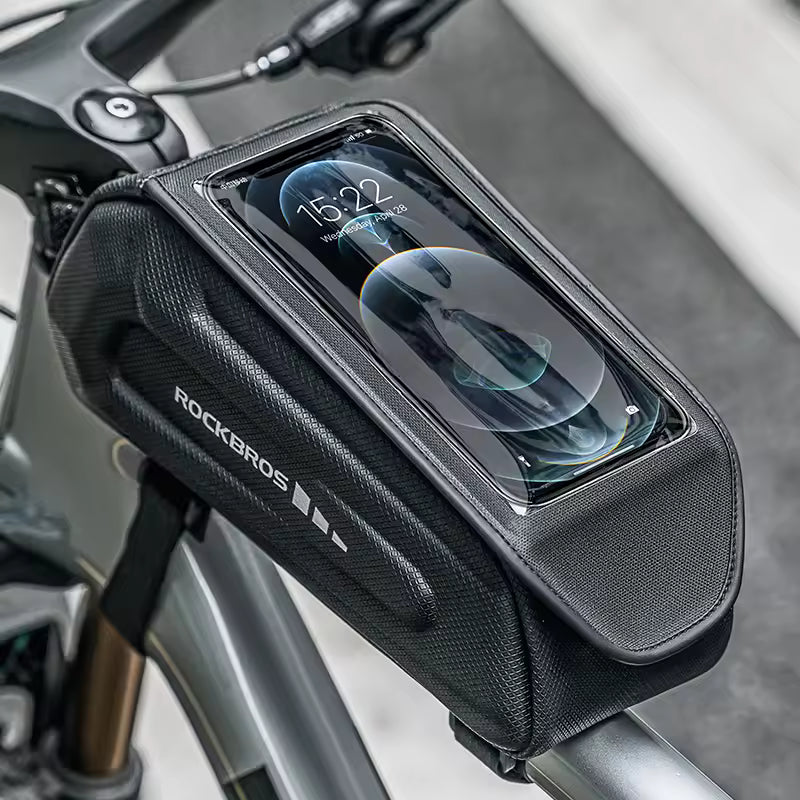 Bolso de Marco de Bicicleta Impermeable para celular 1.7Lts
