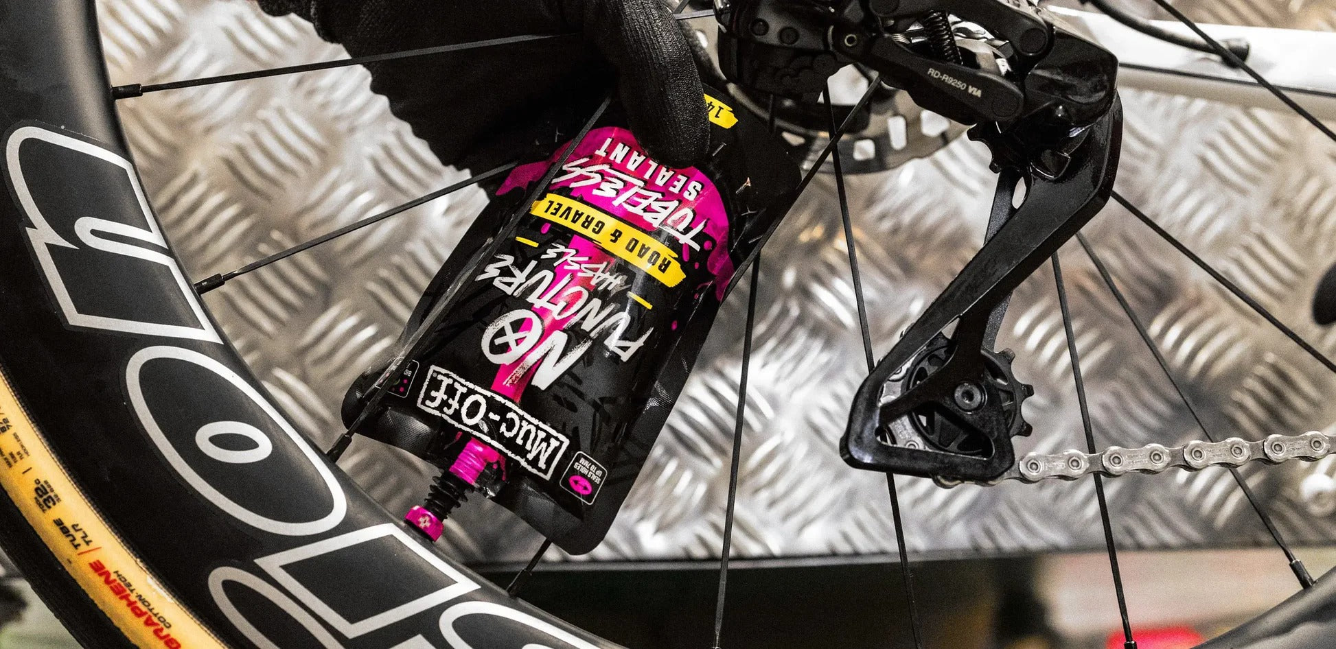 Líquido sellante No Puncture Ruta y Gravel 140Ml