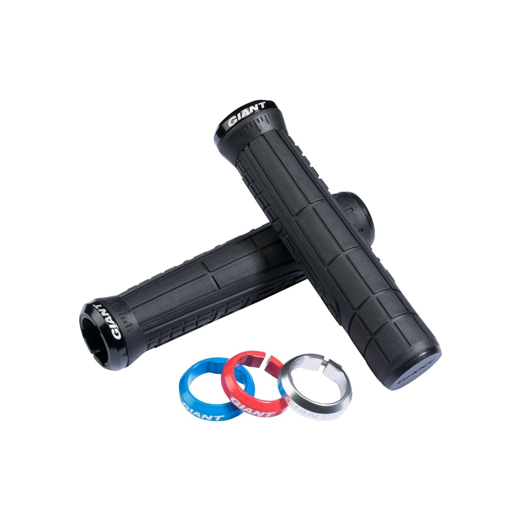 PUÑO SWAGE SINGLE LOCK-ON GRIP BLACK/SILVER