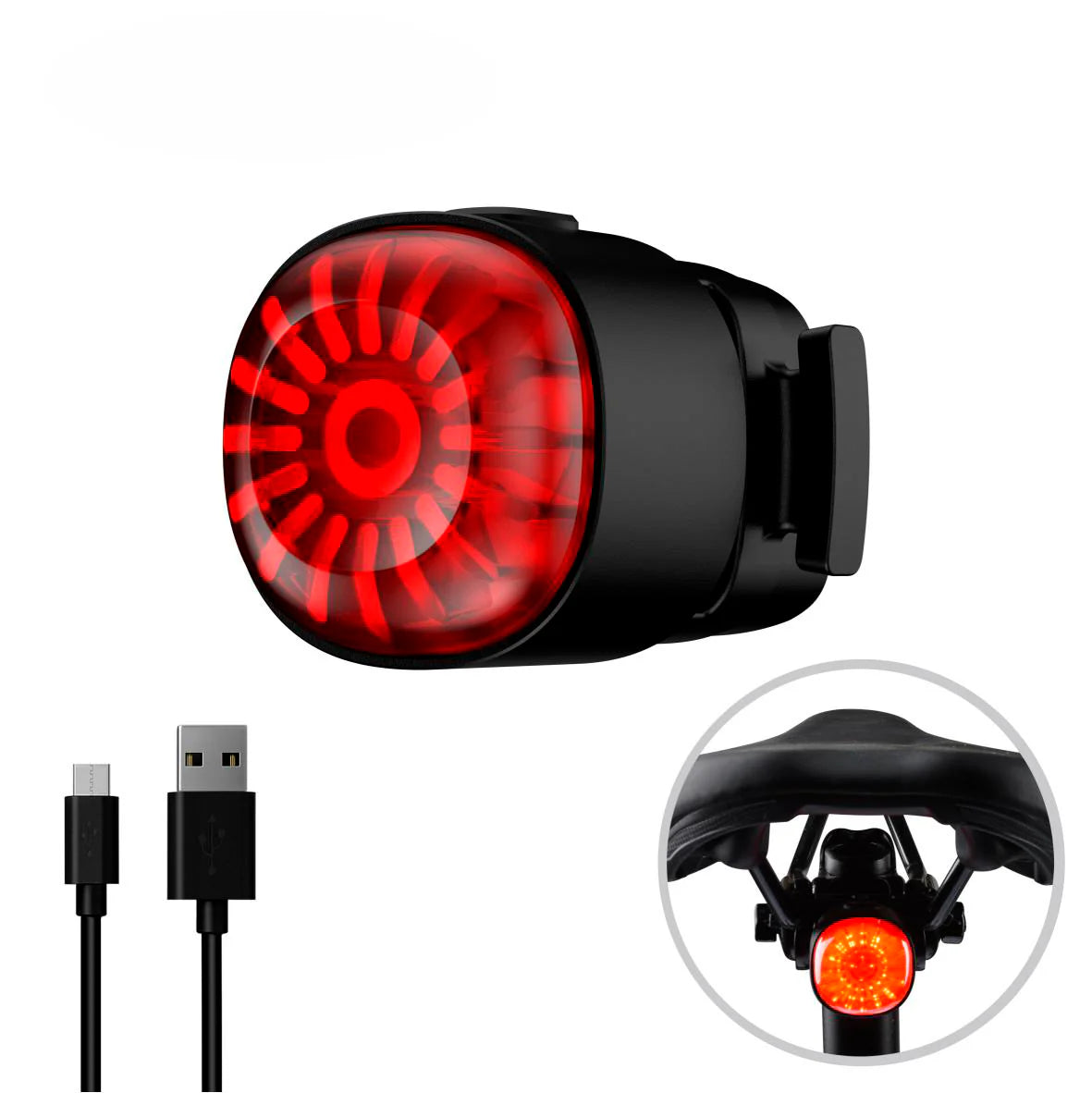 Luz Trasera Supra 80LM USB