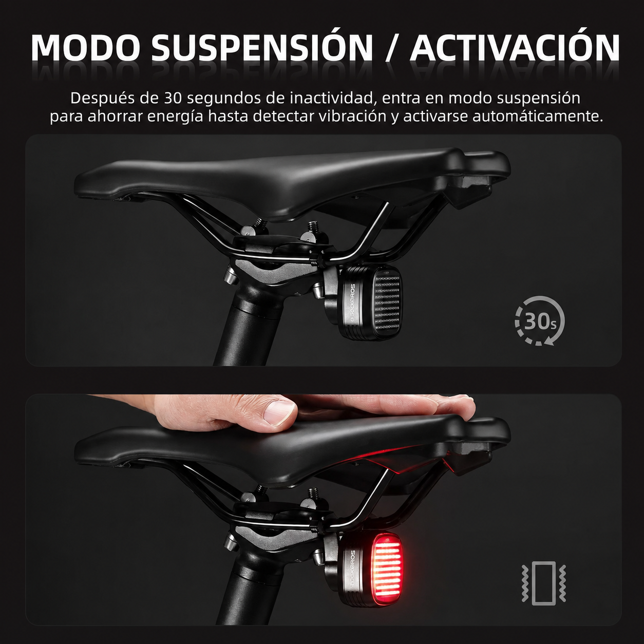Luz Trasera 12 Modos