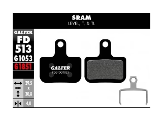 Pastillas De Freno para Sram Level, T, TL, TLM y Ultimate