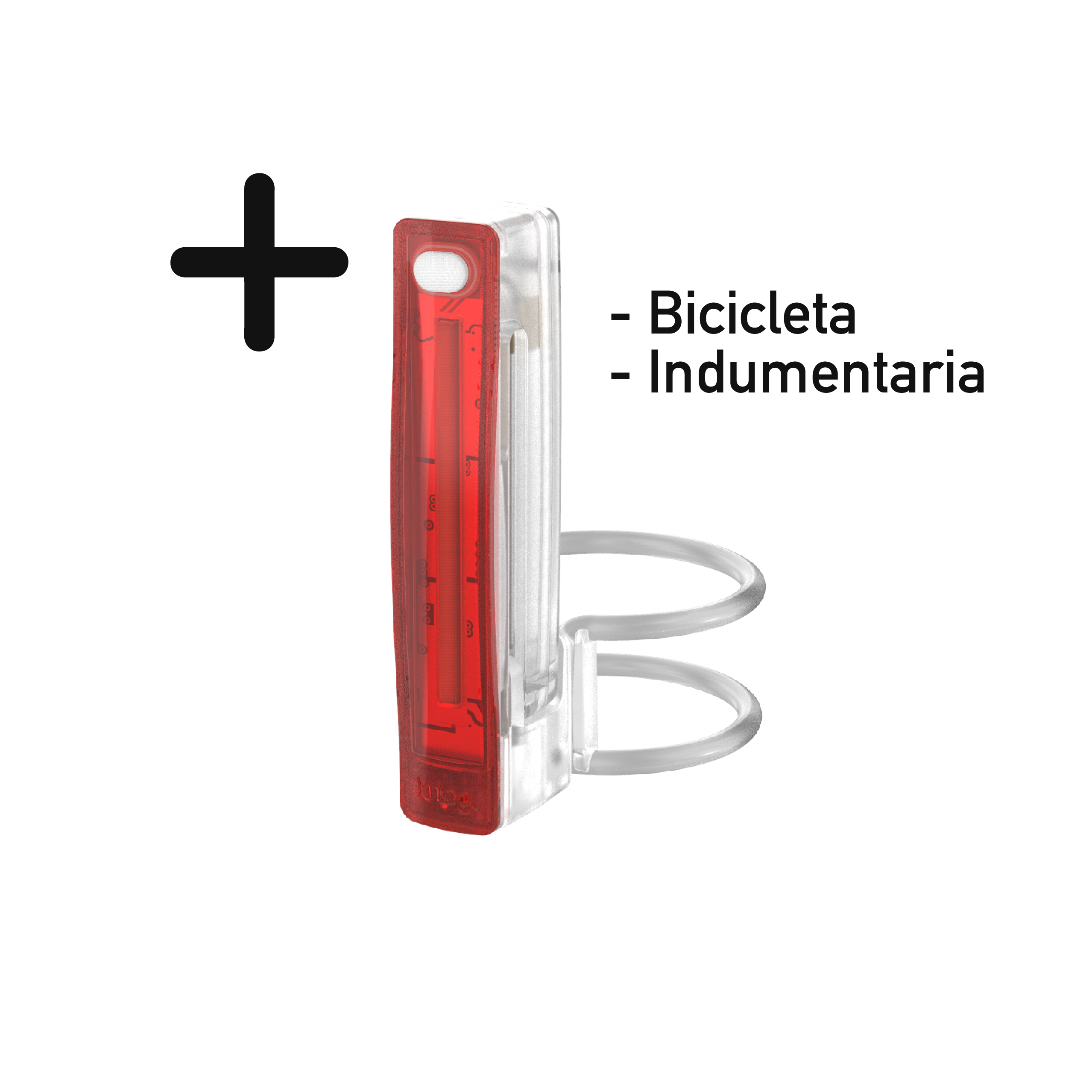 Luz trasera Knog Blinder Plus+ Translucent