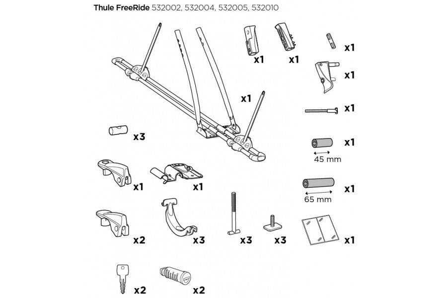Porta Bicicletas Freeride 1 bicicleta