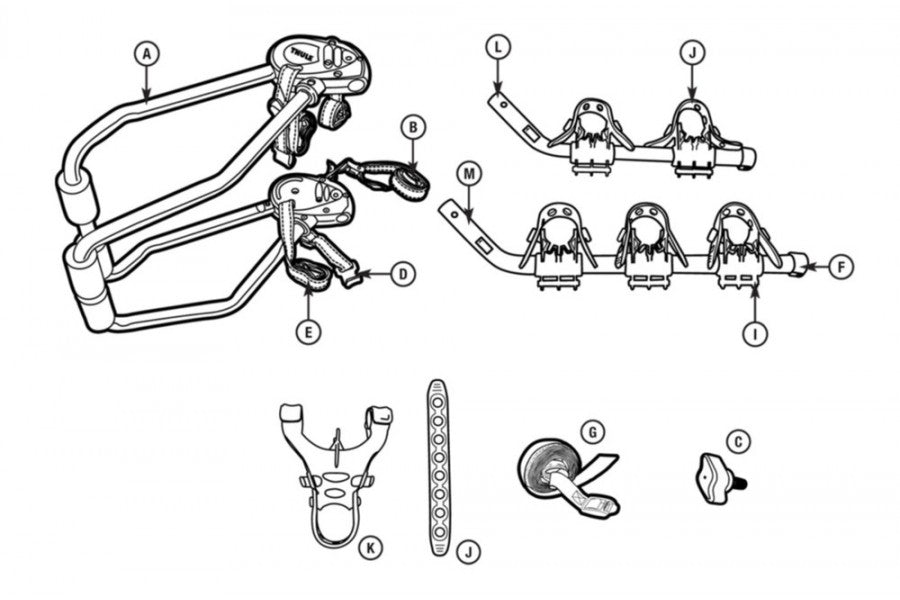 Porta Bicicletas Passage 3 bicicletas
