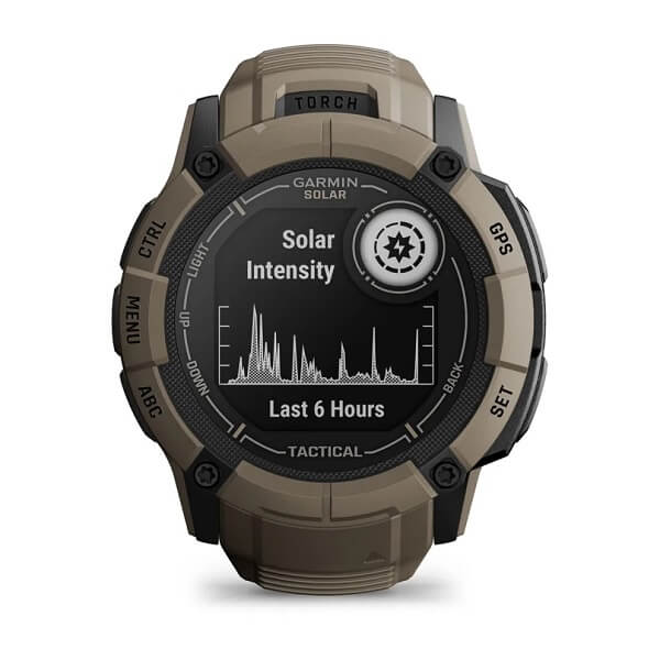 Smartwatch Instinct 2X Solar Tactical Edition Coyote Tan