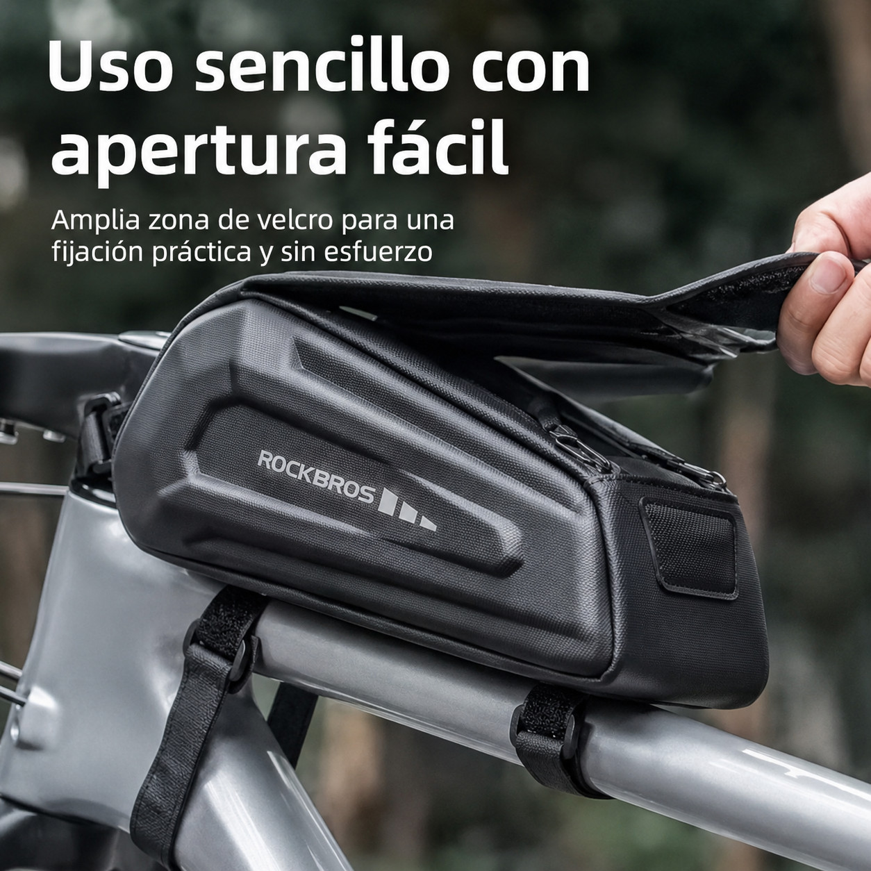 Bolso de Marco de Bicicleta Impermeable para celular 1.7Lts