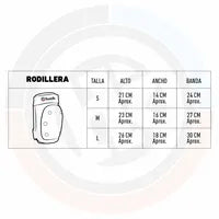 RODILLERAS HOOK 407 BLACK