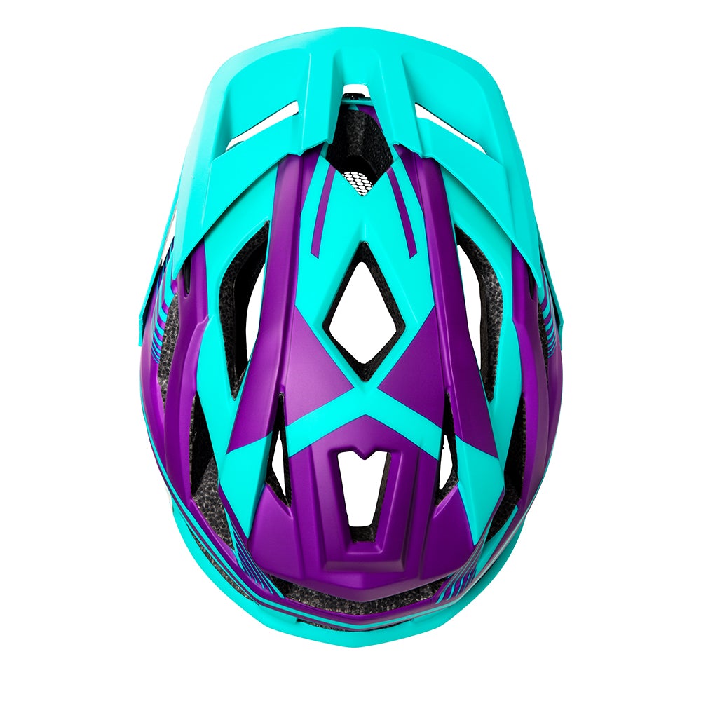 Casco Enduro Azul/Morado