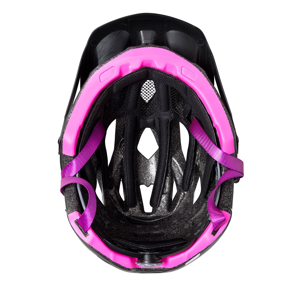 Casco Enduro Negro/Morado