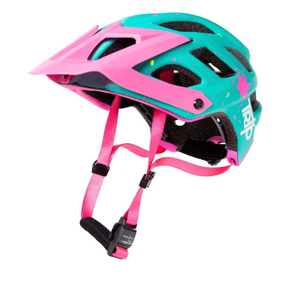 Casco Enduro Euphoria Azul/Rosado